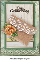 Ideen mit Herz Iškirpimo šablonas, vokas 2, 14.5 cm x 10.5 cm