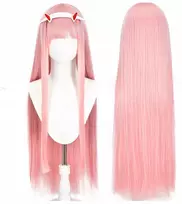 Perukas cosplay anime darling in the franxx zero two