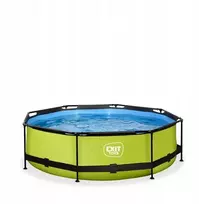 Sodo baseinas su filtru Exit Lime 300 x 76 cm žalias