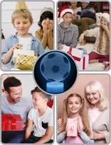 Magiclux Futbolo naktinė lemputė, futbolo žaislas berniukams, 3d lempa su 16 spalvų keitimu ir nuotoliniu valdymu, smagios dovanų idėjos vyrams, dovana vaikams, mergaitėms, berniukams