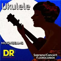 Dr Strings Ukulele Sopranui-koncertui