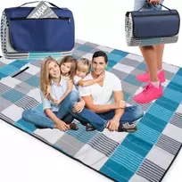 Jack Mors pikniko pledas/kilimėlis su izoliacija 150x200 paplūdimiui, turistinis, didelis