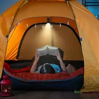 6 kempingo lempų rinkinys, led kempingo žibintas, įkraunamas prožektorius su kabliukais, kempingo lempos, nešiojama palapinės lempa kempingui, nuotykiams, žvejybai, avariniams atvejams