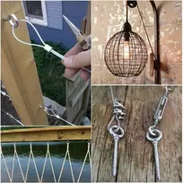 Nerūdijančio plieno vielos lyno rinkinys 30 m, 2 mm nerūdijančio plieno vielos lynas, vielos lyno atramų rinkinys su pvc danga, plieno trosas su kilpomis, m5 lyno įtempiklis nerūdijančio plieno tempiklis skalbinių virvei