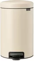 Brabantia Newicon pedalinis kibiras, 12 l, Soft rusvai gelsvas