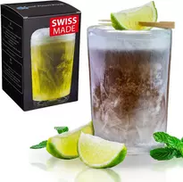 1 x 280 ml savaime atvėstantis stiklas | Pamirškite ledo kubelius – atvėsinkite gėrimus neskiestus. Tai išsaugo tikrąjį skonį.