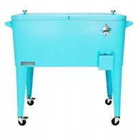 Cecotec Šaldytuvas-šaldytuvas sodui 76l Permasteel Ps-203 turkio spalvos