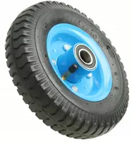 Metalinis ratas 2.50-4 guminiai ratai vežimėlio ratukas 200x50 mm 235 kg fi 20 mm