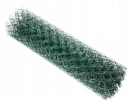 Siat-stal tinklinė tvora dengta Pvc, 3,1 mm, aukštis 1,3 m - 10 m, žalia