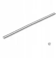 50 vnt. Neodimio magnetai 3x1,5 mm N38 cilindriniai