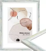 Wandstyle H490 turkio spalvos medinis nuotraukų rėmelis 20 x 30 cm modernaus stiliaus pakabinamas nuotraukų rėmelis pagamintas Vokietijoje