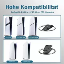 Automagnetola Byzandqi vertikalus stovas, skirtas ps5 slim ir playstation 5 pro - vertikalus stovas ps5 konsolei
