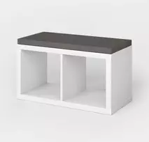 Ikea Kallax lentynos uždangalas 76 x 39 x 4 cm sėdynės pagalvėlė sėdynės pagalvėlė indaujai kaip sėdynė / patvarus užvalkalas / pilka anglis