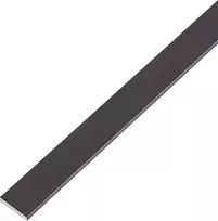 Aliuminio profilis 1000x15x2 mm, juodai anoduotas
