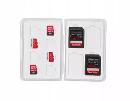 Dėklas dėžutė Sd micro Sd kortelėms 12 kortelių Cnc