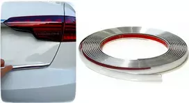 Chrom juosta 20mm (2cm) 5m chromuota tuning juosta dekoratyvinė automobilinė