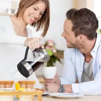 Relaxdays prieskonių indeliai, 4 vnt., su dangteliais, stiklas ir bambukas, cukraus indeliai su laikikliu, natūralūs/skaidrūs