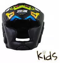 Storm Cloud Stormcloud Lynx Aztech Junior Xs bokso šalmas vaikams