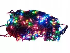 Kalėdinės lemputės spalvotos 100led lempučių viduje 8 m