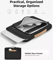 Innostyle nešiojamas dėklas, skirtas 13 colių macbook air, hp, dell, lenovo, asus nešiojamiesiems kompiuteriams, apsauginis nešiojimo dėklas su priedų krepšiu, atsparus vandeniui (juodas, 13 colių)