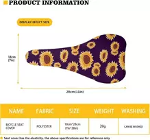 Binietny minkštas elastingas dviračio sėdynės užvalkalas su leopardo raštu