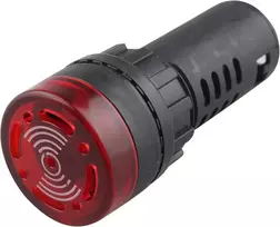 Haljia ad16-22sm led garsinis signalas įspėjamoji lemputė mirksintis įspėjimas 24v dc 20ma 22mm dia