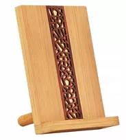 Išmaniojo telefono stovas telefono laikiklis medinis mobiliojo telefono laikiklis