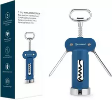Kitchendao 3-in-1 Sparnuotasis kamščiatraukis su alaus butelių atidarytuvu