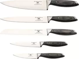 Rockingham Forge 259 serijos 17,78 cm santoku peilis su vokiško plieno ašmenimis ir ergonomiška tikmedžio rankena, japoniškas peilis