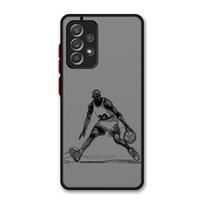 Linijinio krepšinio žvaigždės sportinis telefono dėklas, skirtas Samsung Galaxy A15 A16 A22 A23 A33 A34 A42 A51 A52s A53 A54 A55 for Galaxy A24 4G