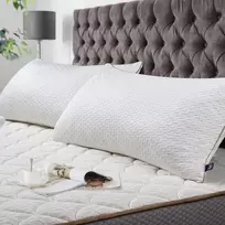 Bedstory Pagalvė 40x80 su nuimamu bambuko pluošto užvalkalu, 2 vnt.