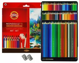 ICO Pieštukiniai dažai mondeluz 72 art set koh-i-noor akvareliniai