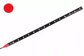 Led juosta 12v 30cm raudona