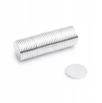 10 vnt. Neodimio magnetai cilindriniai 11x1 mm N38