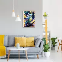 Gdyeeh „pasidaryk pats“ 5d pelėdos deimantų tapybos rinkiniai, fantazijos pilno apskritimo gręžimo blizgantys deimantų tapybos paveikslai, gėlių deimantų tapybos meno amatų rinkiniai suaugusiems pradedantiesiems, namų sienų dekoras 30x40 cm