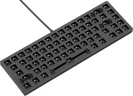 Klaviatūra Glorious Gaming Gmmk 2 Compact 65% Barebones (tik rėmas) - mechaninės žaidimų klaviatūros skeletas, Compact Tkl (65%), aliuminis, pritaikoma, Rgb, Amerikietiškas/ansi išdėstymas - juoda