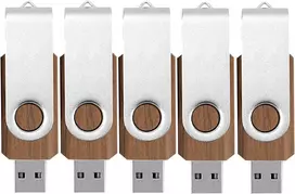16Gb Usb atmintinė medinė, 5 vnt. pakuotė Tatmohik medinė Usb atmintinė 16Gb, 5 vnt. pakuotė Usb atmintinė Usb 3.0 metalinis sukamasis spaustukas medinė Usb atmintinė didelio greičio atmintinė (riešutmedžio)