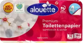 Jotta Alouette Premium 4 sluoksnių tualetinis popierius 16 vnt. bekvapis