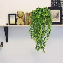 Mihounion dirbtiniai kabantys augalai, plastikiniai ilgi žali, skirti vidaus ar lauko namų biuro balkono sodo dekorui - 2 vnt.
