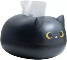 Bstcar kawaii cat servetėlių dėžutė 22 x 16 x 13 cm servetėlių dėžutė vonios kambariui, svetainei, miegamajam, automobiliui ir biurui