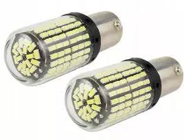 Py21w led lemputė 144 smd 3014 canbus bau15s galinga