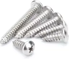 Ansiedio medvaržčiai apvalia galvute Phillips varžtai metalo lakštų varžtai nerūdijančio plieno medienos drožlių plokštės varžtai M4 x 20 mm 50 vnt.