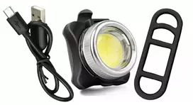 Dviračio žibintas priekinis galinis cob led baltas raudonas usb