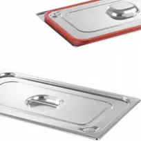 Hendi Gn 1/1 dangtis su silikonine tarpine, 530x325 mm