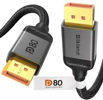 Displayport 2.1 Kabelis 2m Dp80 8k@240hz, 16k Hdr Uhbr20