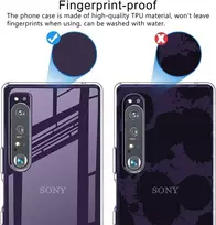 Oprimio Crystal Clear dėklas, skirtas Sony Xperia 1 Iv [silikoninis dėklas] [100 % skaidrus] [pagamintas iš vokiškų medžiagų] [itin plonas] skaidrus telefono dėklas, skirtas Sony Xperia 1 Iv
