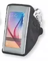 Revivex Crivit Bėgimo telefono dėklas ant rankos, juodas-pilkas