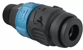 Pneumatinė greitoji jungtis tipas 26 Safe saugi išorinis sriegis 1/2"