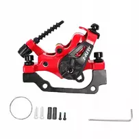 Mtb mechaniniai stabdžiai trosas priekinis/galinis suportas galinis suportas raudonas