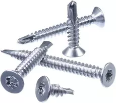 Seccaro 100 x įleidžiami sriegikliai 4.8 x 70mm A2 nerūdijančio plieno grąžtas Iso 15482 / Din 7504 Tx/hexalobular lizdas